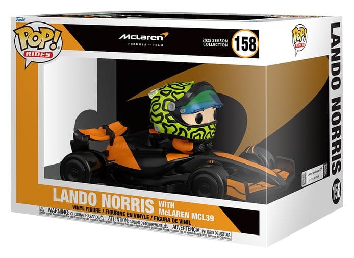 Formel 1 POP! Rides Super Deluxe Vinyl Figur McLaren- Norris 15 cm Image 2