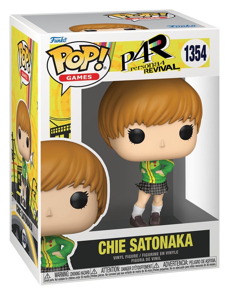 Persona 4 POP! Games Vinyl Figur Chie Satonaka 9 cm Image 2