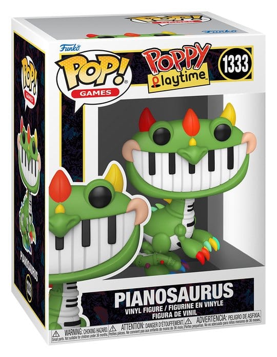 Poppy Playtime POP! Games Vinyl Figur Pianasaurus 9 cm Image 2