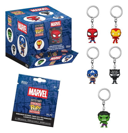 Marvel Comics POP! Vinyl Schlüsselanhänger 4 cm Display (12) Image 1