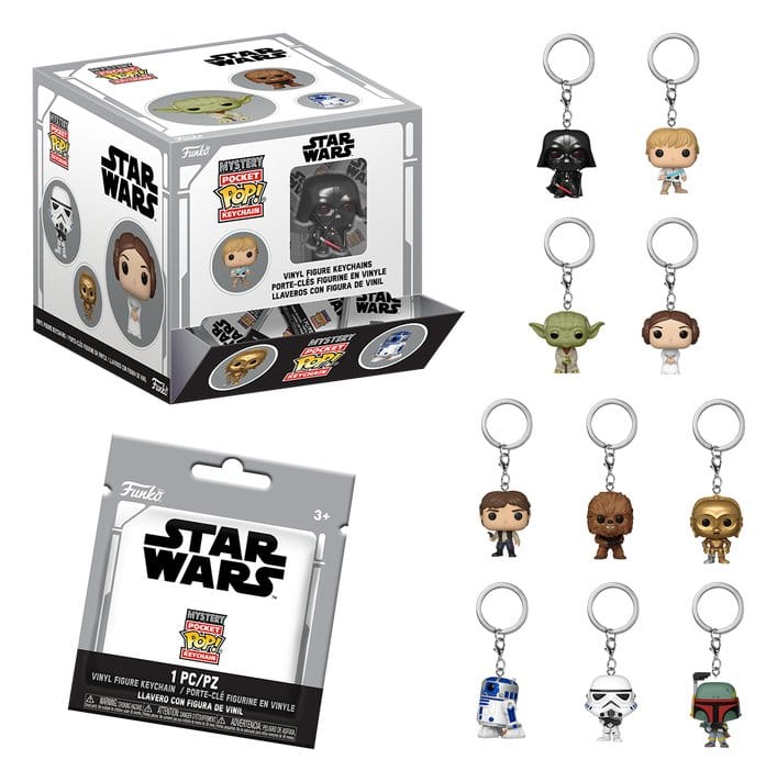 Star Wars POP! Vinyl Schlüsselanhänger 4 cm Display (12) Image 1