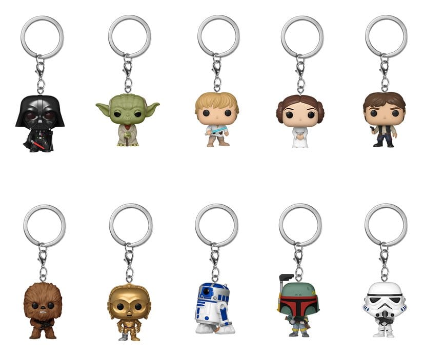 Star Wars POP! Vinyl Schlüsselanhänger 4 cm Display (12) Image 2
