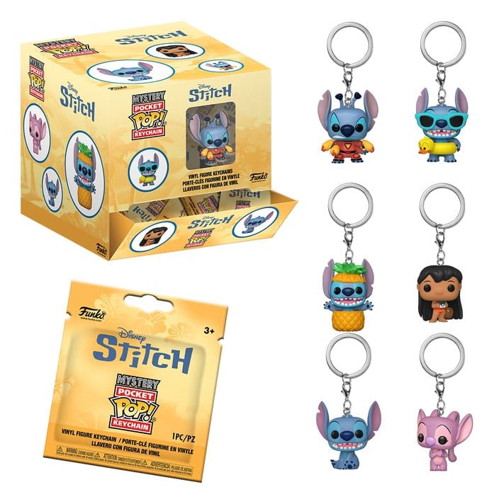 Lilo & Stitch POP! Vinyl Schlüsselanhänger 4 cm Display (12) Image 1