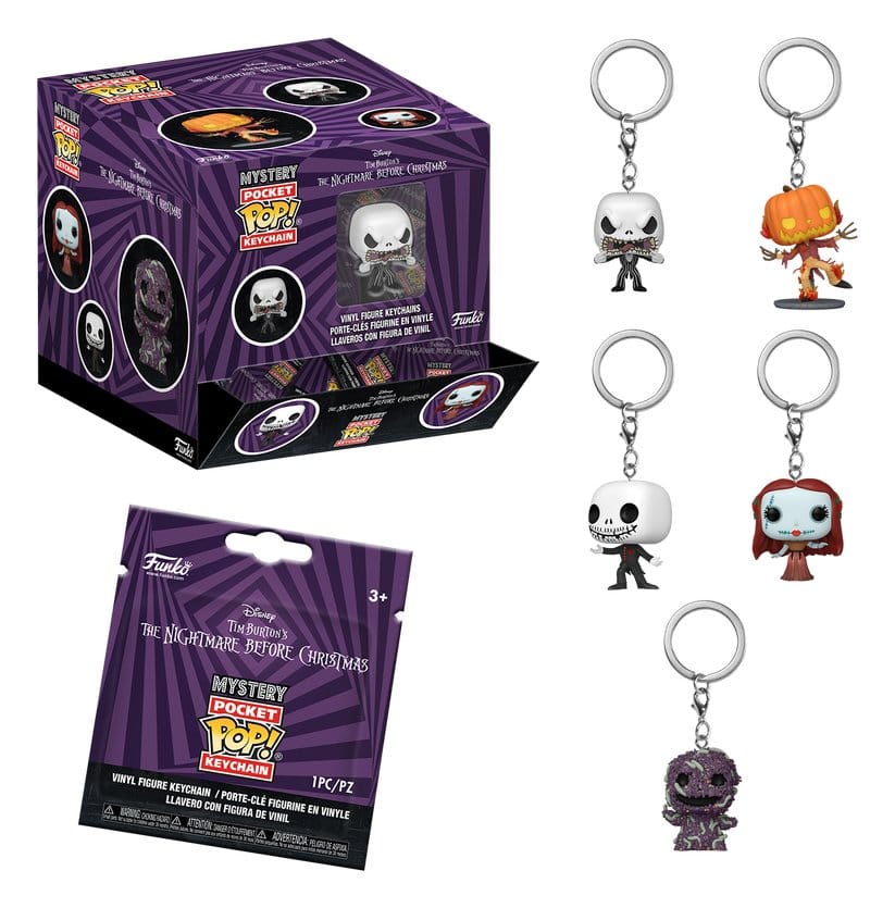 Nightmare before Christmas POP! Vinyl Schlüsselanhänger 4 cm Display (12) Image 1