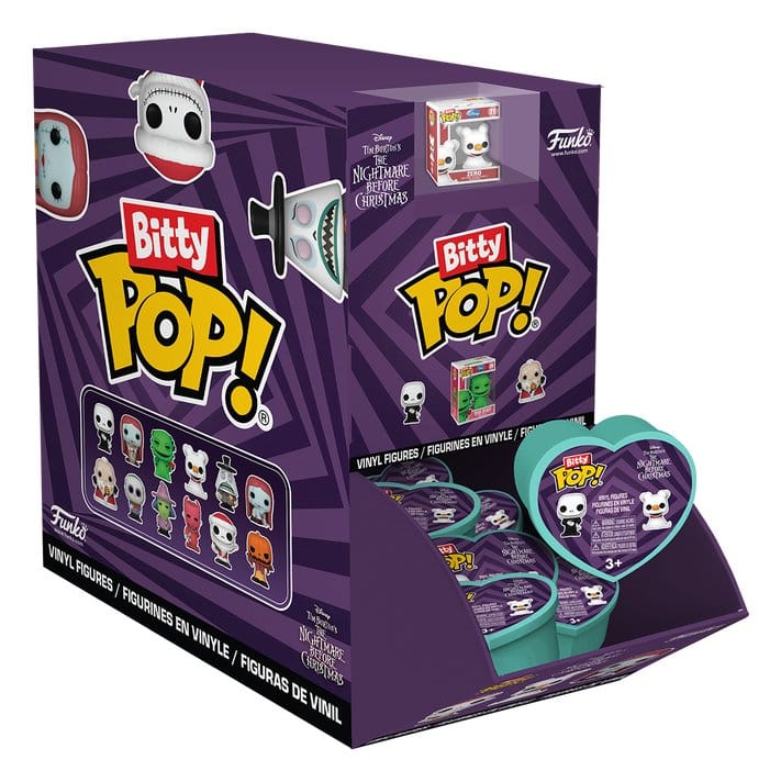 Nightmare Before Christmas POP! Vinyl Figuren Hearts Classic PDQ Display (24) 2,5 cm Image 1