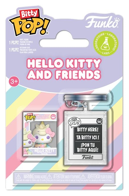 Sanrio Bitty POP! & Accessory Vinyl Figuren 2er-Pack Hello Kitty w/KCHN 2 cm Image 1