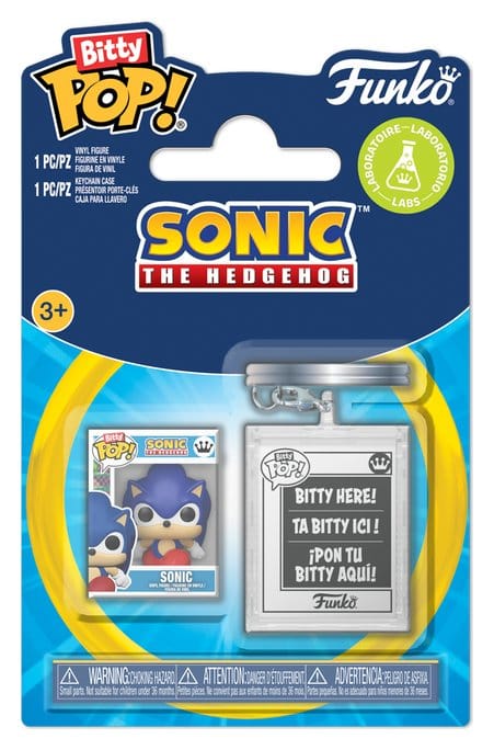 Sonic the Hedgehog Bitty POP! & Accessory Vinyl Figuren 2er-Pack Sonic w/KCHN 2 cm Image 1