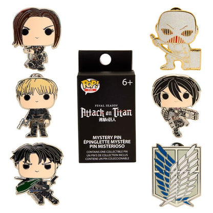 Attack on Titan Loungefly Ansteck-Pins Blind S4 Character Display (12) Image 1