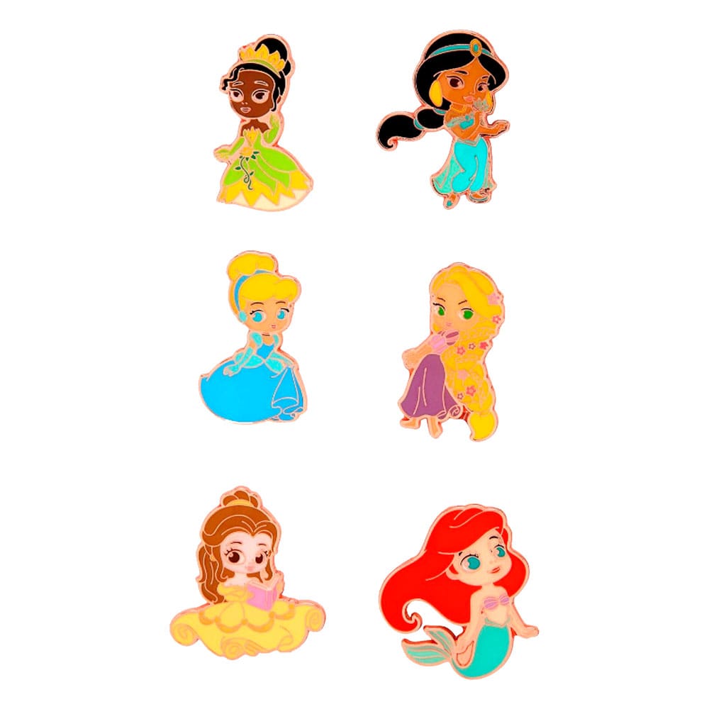Disney Loungefly POP! Pin Ansteck-Pins Princess Chibi 4 cm Sortiment (12) Image 1
