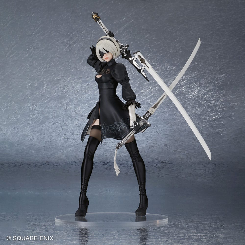 NieR:Automata PVC Statue 2B (YoRHa No. 2 Type B) Ver. 2.0 29 cm Image 1