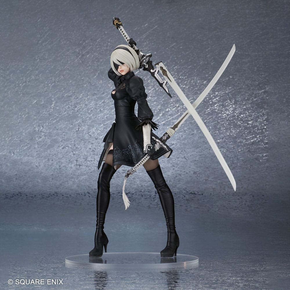 NieR:Automata PVC Statue 2B (YoRHa No. 2 Type B) Ver. 2.0 29 cm Image 2