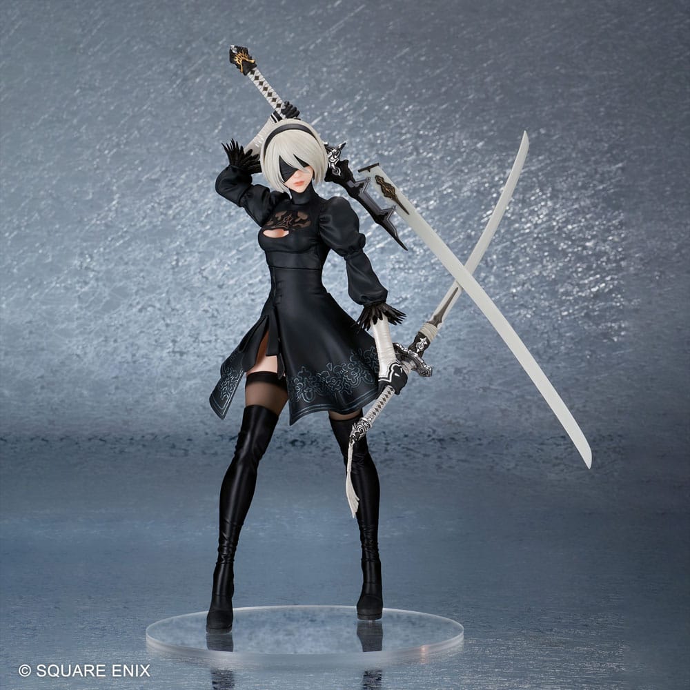 NieR:Automata PVC Statue 2B (YoRHa No. 2 Type B) Ver. 2.0 29 cm Image 7