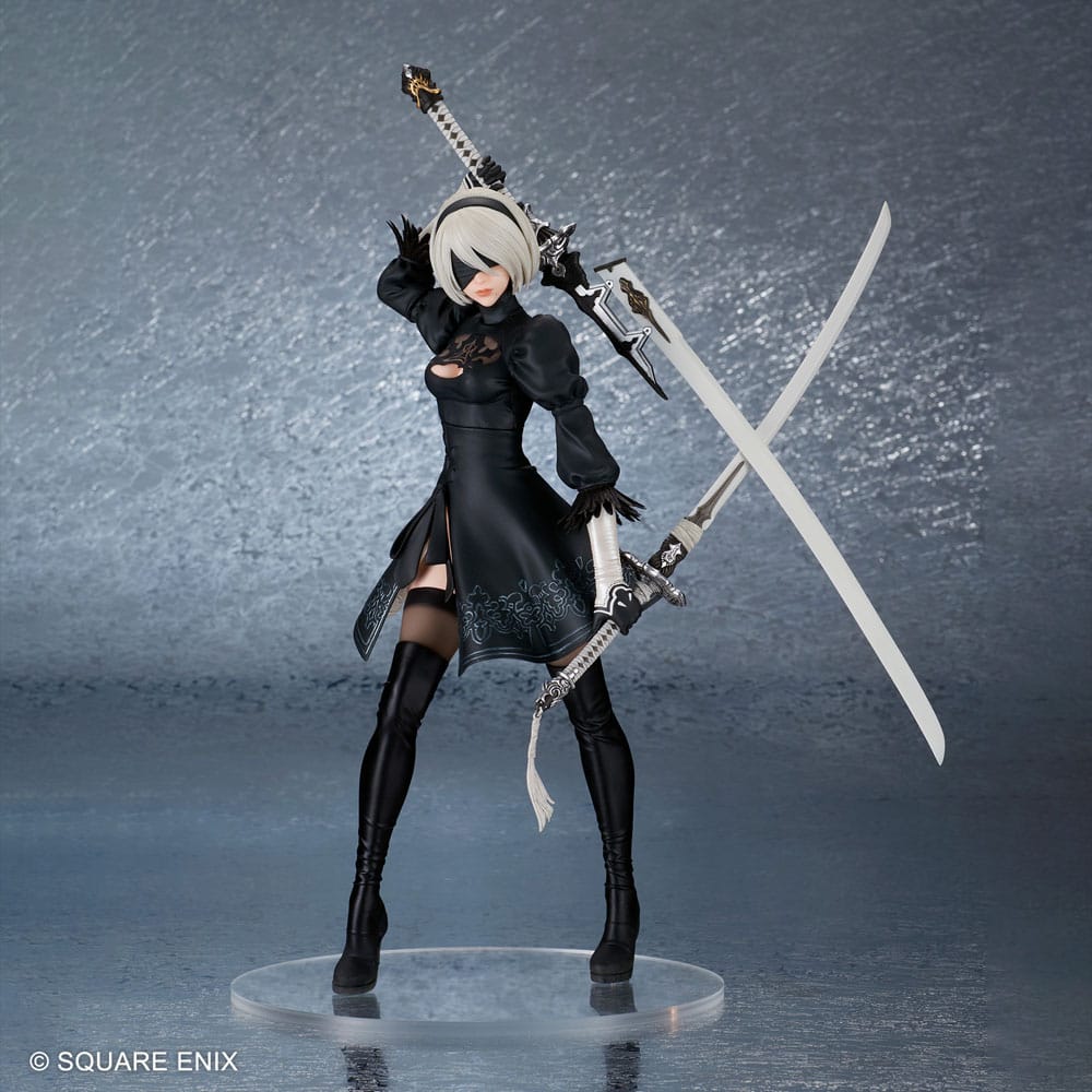 NieR:Automata PVC Statue 2B (YoRHa No. 2 Type B) Ver. 2.0 29 cm Image 8