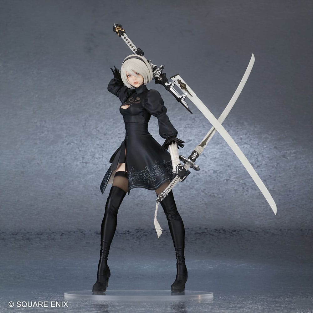 NieR:Automata PVC Statue 2B (YoRHa No. 2 Type B) Ver. 2.0 29 cm Image 14