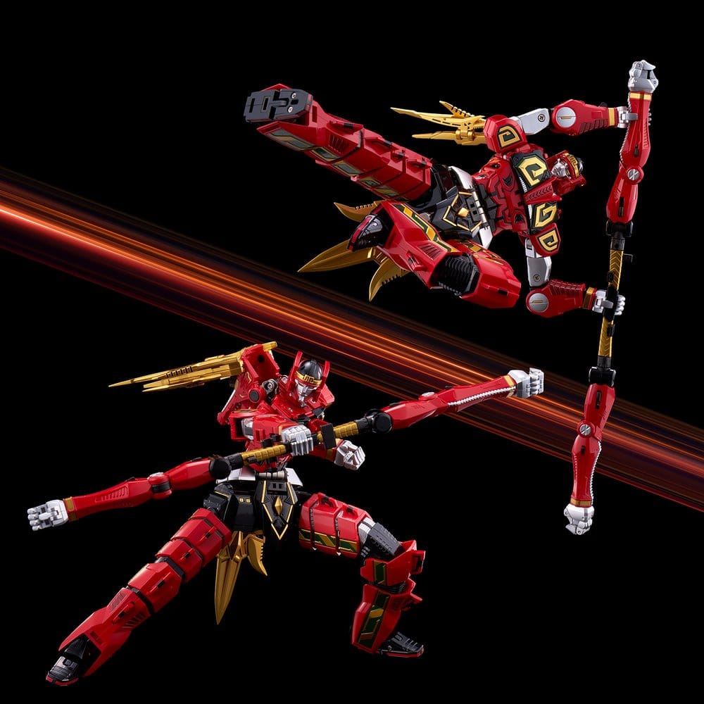 Power Rangers Go! Kuro Kara Combine Actionfigur Thunder Megazord 28 cm Image 14