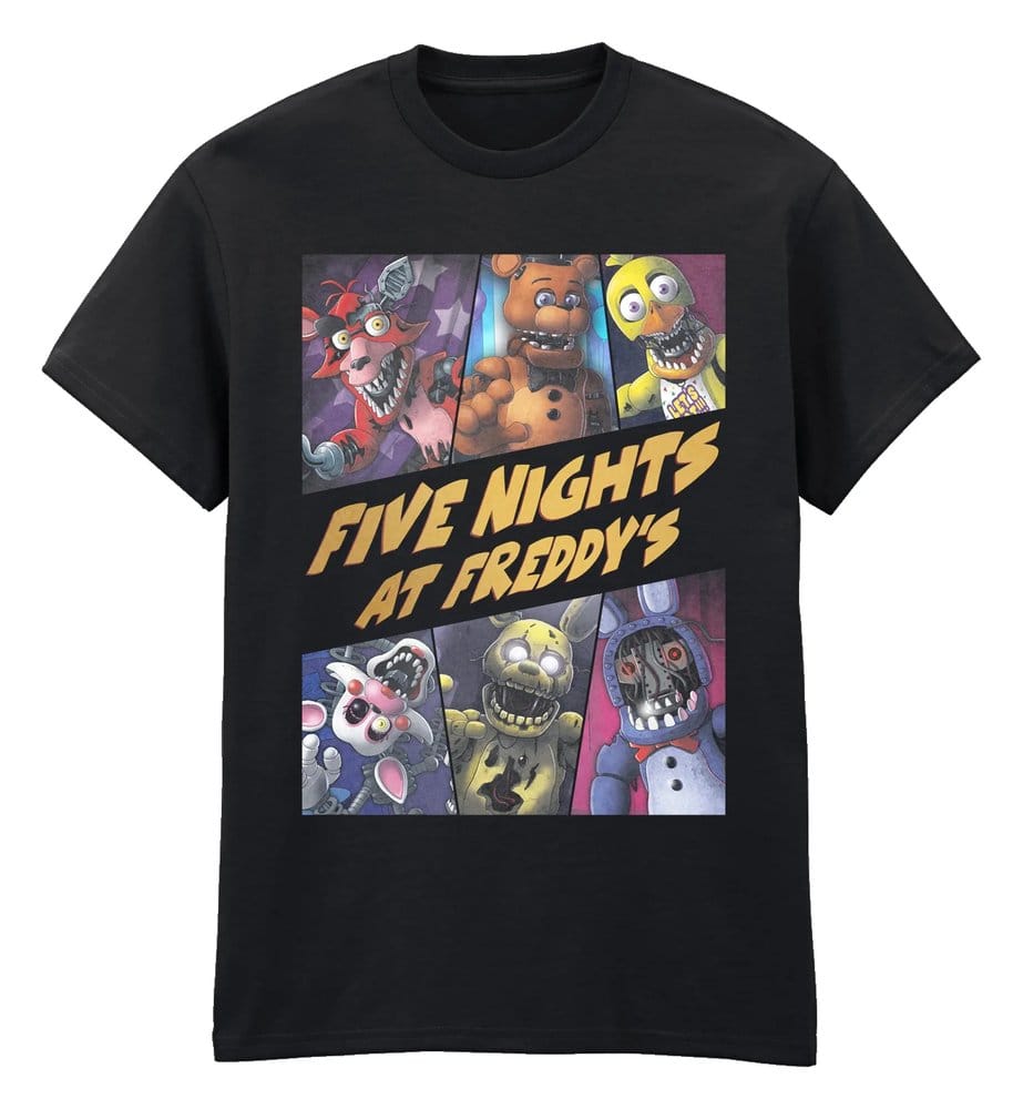 Five Nights at Freddy’s T-Shirt Withered Group Black Größe S Image