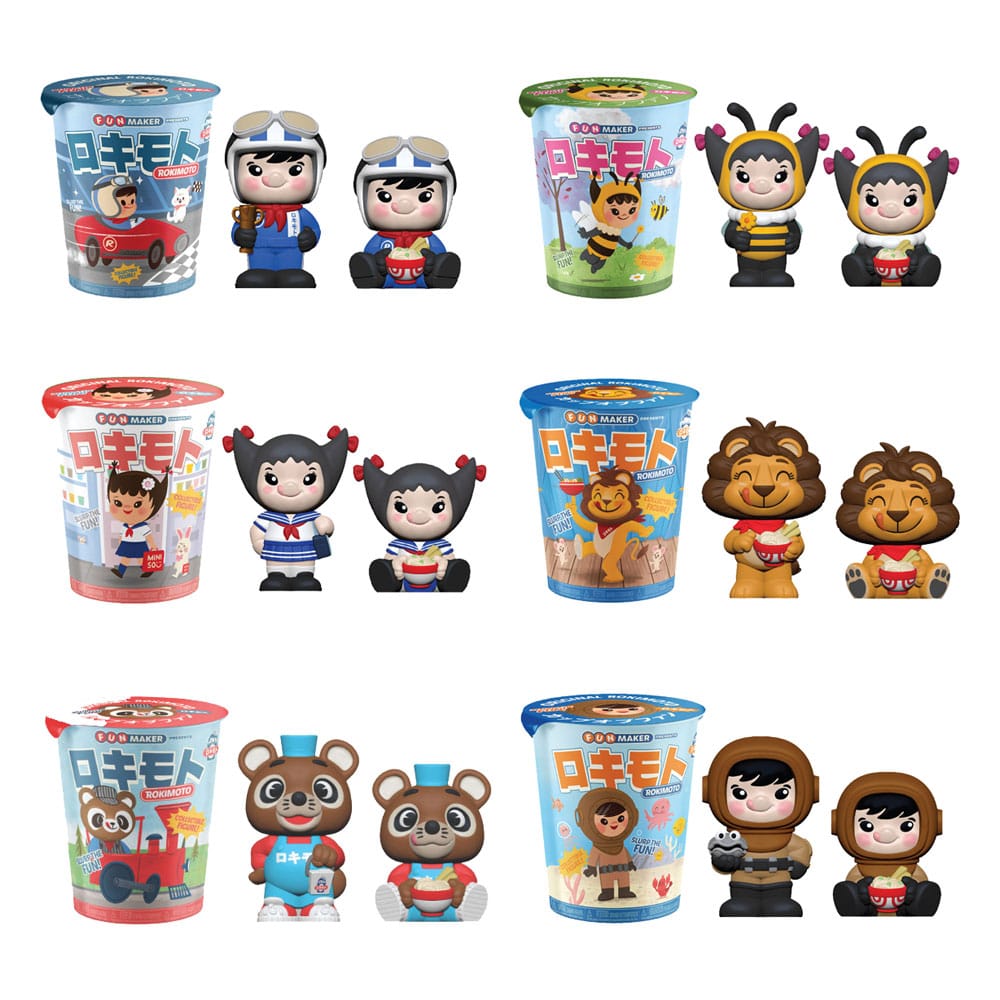 Rokimoto Cup of Fun Blind Box Figuren 10 cm Wave 2 Display (12) Image 1