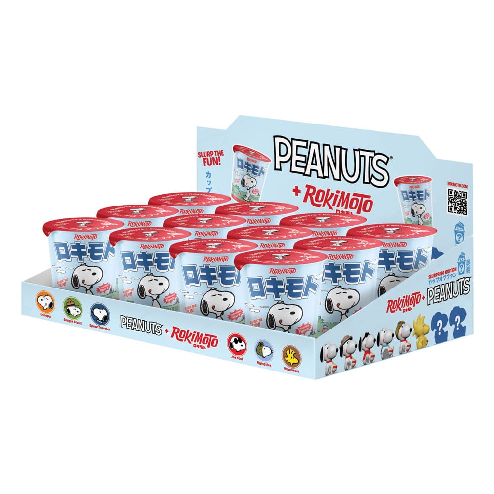 Peanuts + Rokimoto Blind Box Figuren 10 cm Display (12) Image 1