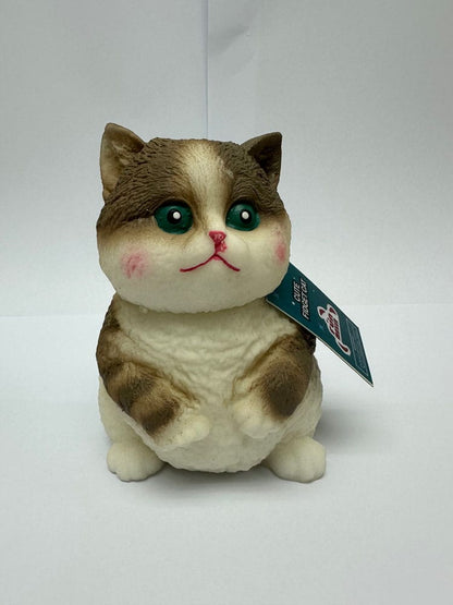 Fun Maker Squishy Fidget Toy Dark Brown Cat 11 cm Image 2