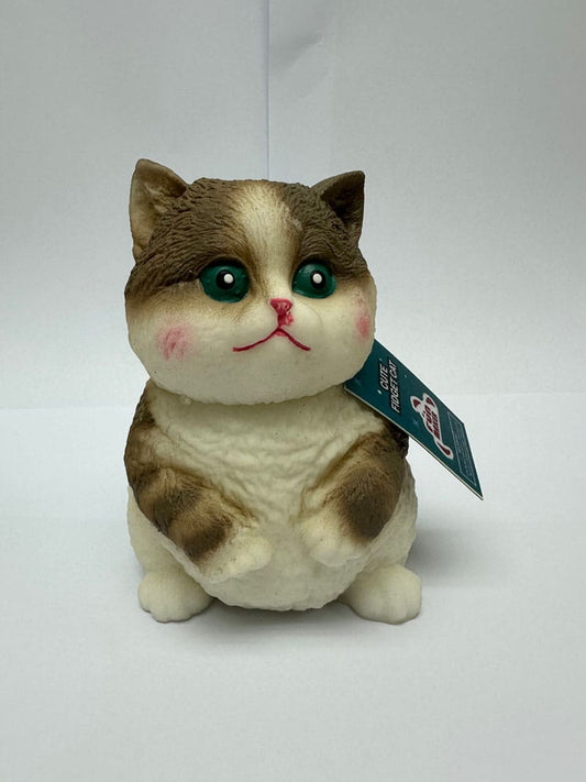 Fun Maker Squishy Fidget Toy Dark Brown Cat 11 cm Image 2