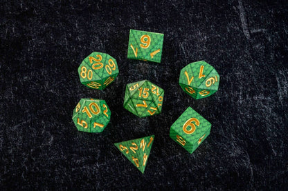 Dragon Storm Sharp Edge Silicone Würfel Set Green Dragon Scales (7) Image 5