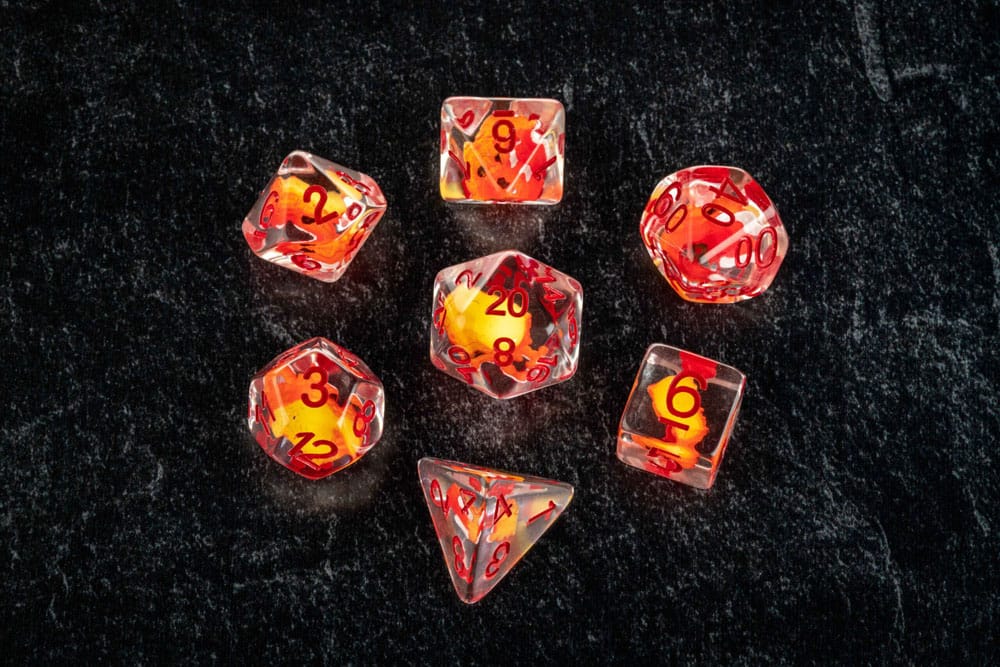 Dragon Storm Inclusion Würfel Set Red Dragon (7) Image 5