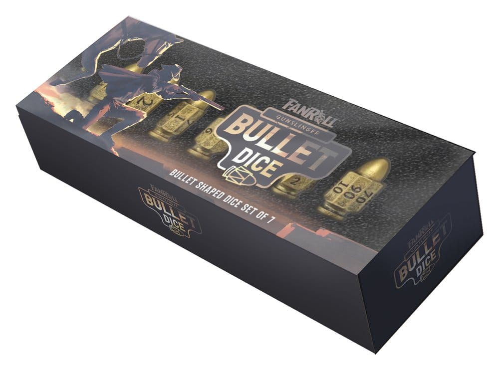 FanRoll Resin Bullet Poly Würfel Set Gunslinger (7) Image