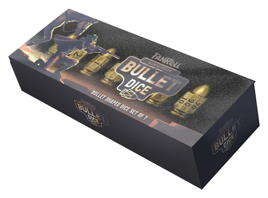 FanRoll Resin Bullet Poly Würfel Set Gunslinger (7) Image