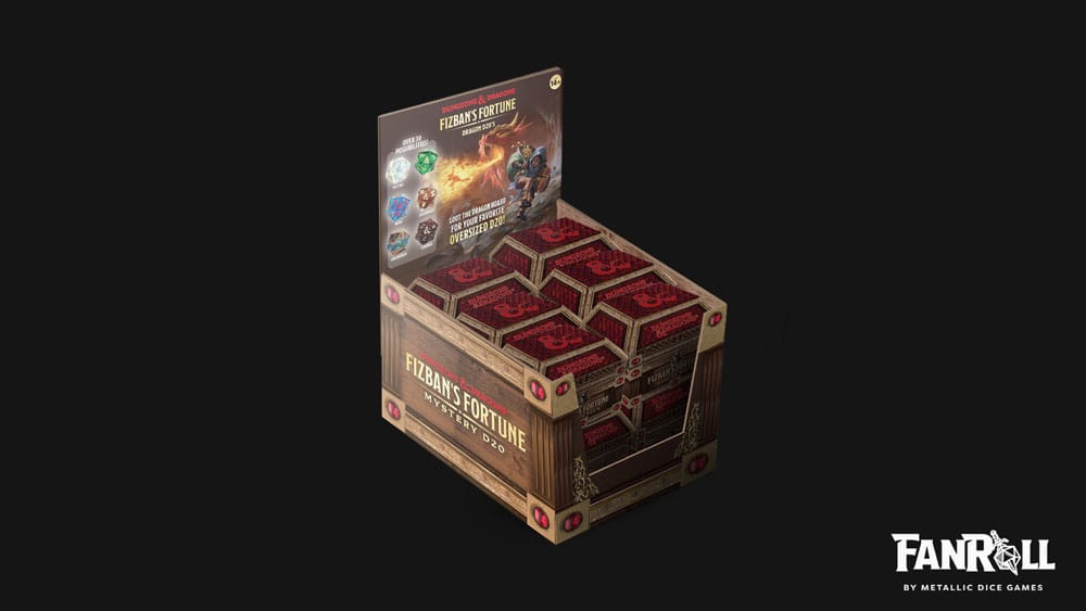 Dungeons & Dragons Blind Mystery Box Würfel Fizban's Treasure d20 25 mm Image 2