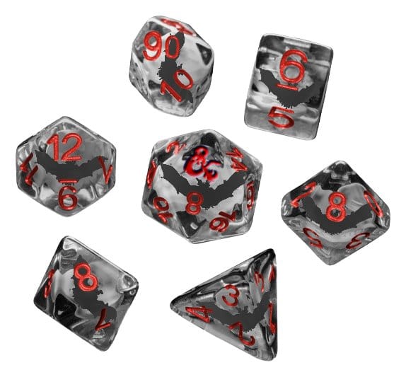 Dungeons & Dragons Ravenloft Würfel Set Inclusion Bats (7) Image 1