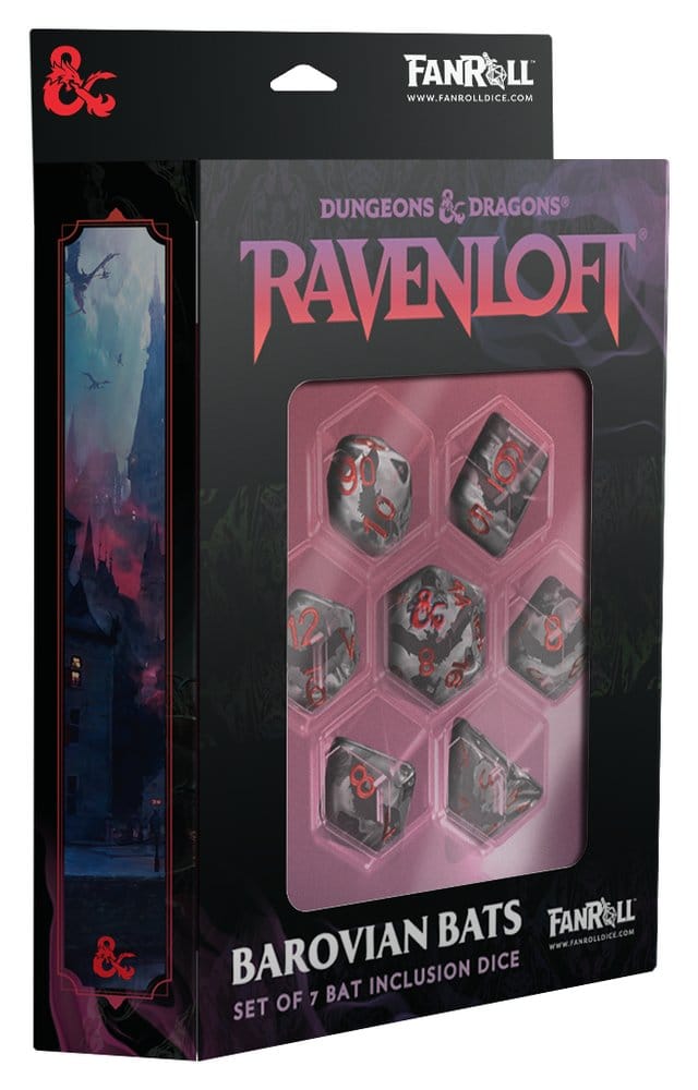 Dungeons & Dragons Ravenloft Würfel Set Inclusion Bats (7) Image 2