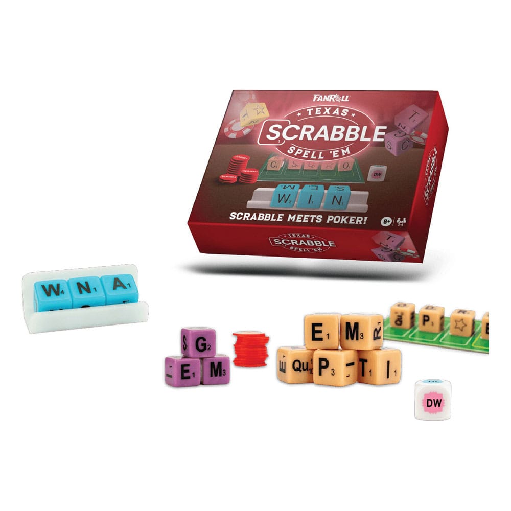 FanRoll Hasbro Spiel Scrabble Texas Spell Em Image