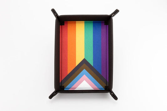 FanRoll Faltbarer Würfelteller Pride Rainbow Flag Image 1