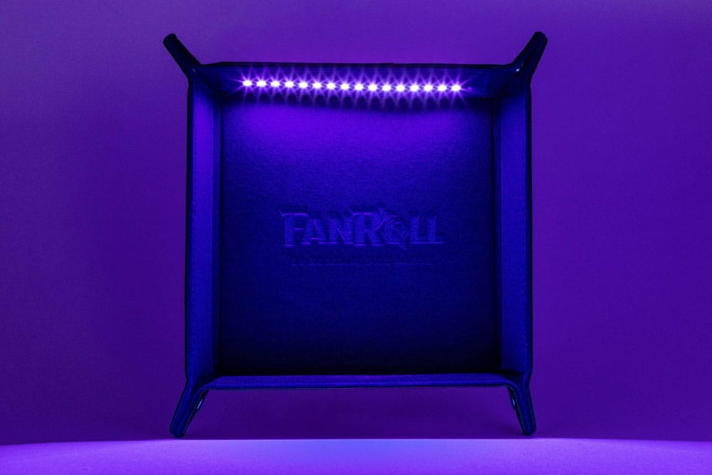 FanRoll Shadowlight Faltbarer Blacklight Würfelteller Black Image 5