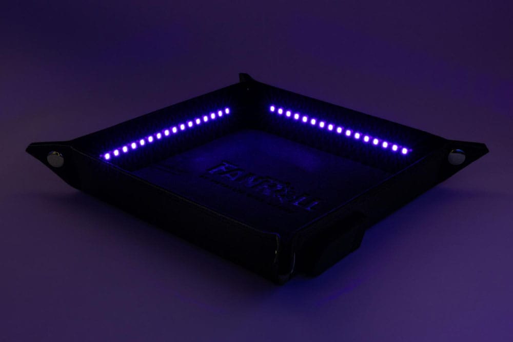 FanRoll Shadowlight Faltbarer Blacklight Würfelteller Black Image 6