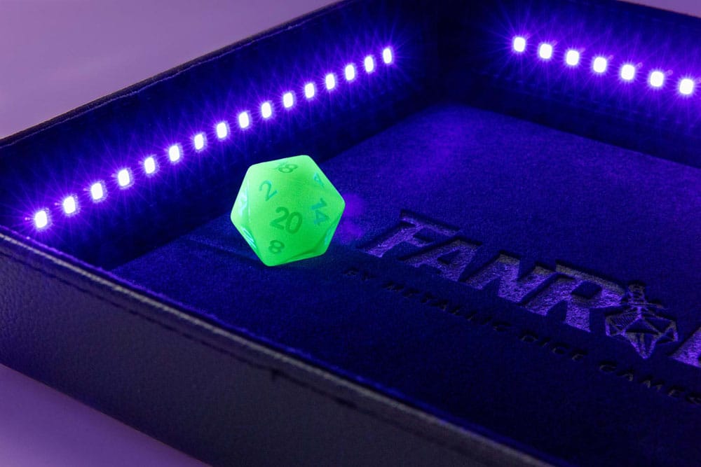 FanRoll Shadowlight Faltbarer Blacklight Würfelteller Black Image 8
