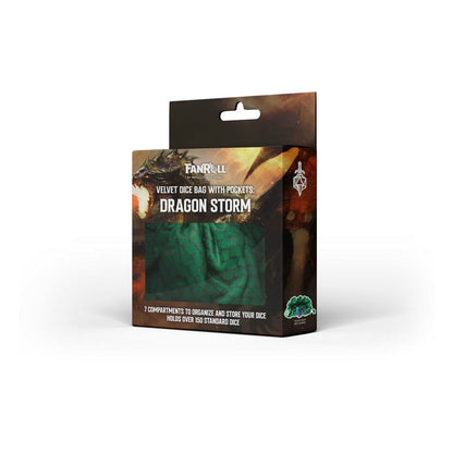Dragon Storm Würfelbeutel mit Fächern Green Dragon Scales Image 2