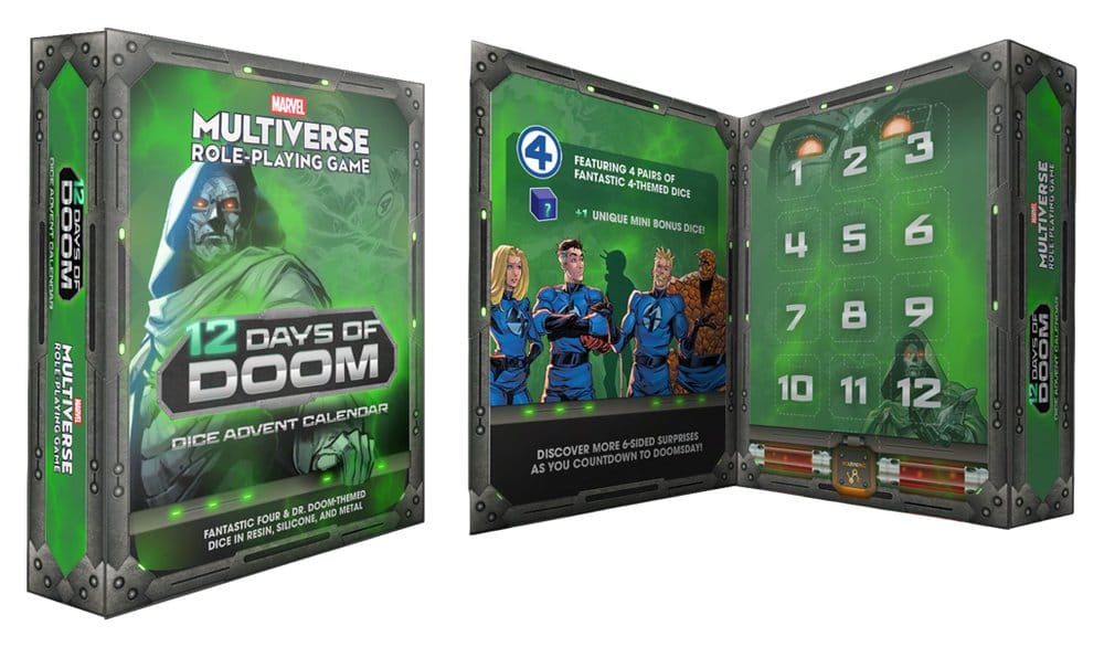 Marvel Multiverse RPG Adventskalender 12 Days of Doom Dice Image 1