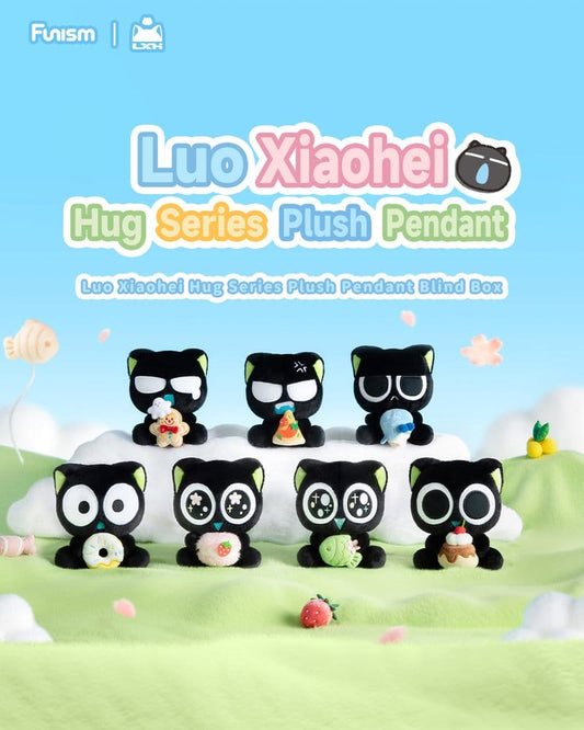 Luo Xiaohei Hug Series Plüsch-Schlüsselanhänger Blind Box Display (6) Image 1