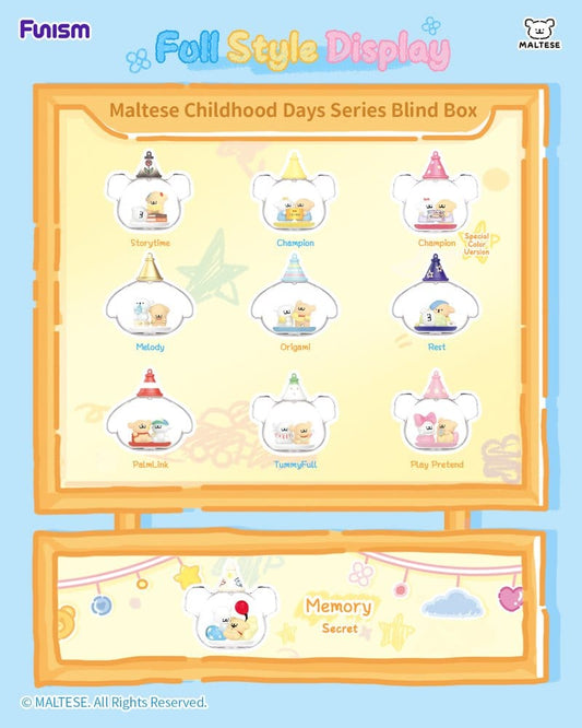 Maltese Childhood Days Series Minifigur Blind Box Display (8) Image 1