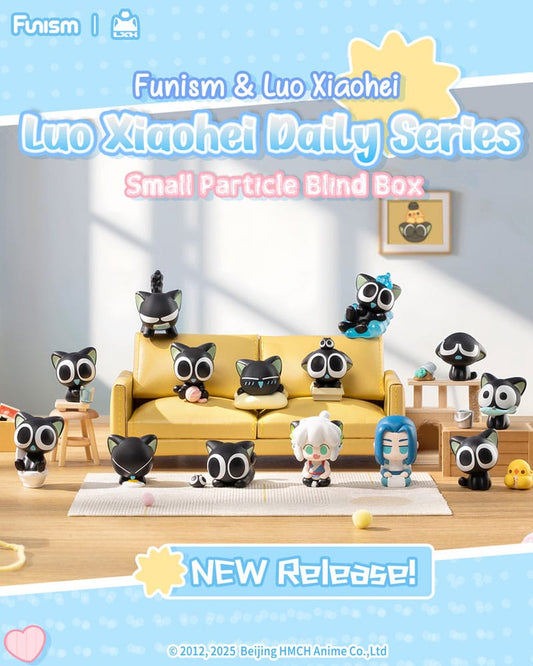 Luo Xiaohei Blind Box Minifiguren Q face Series 1 3 cm Display (4) Image 1