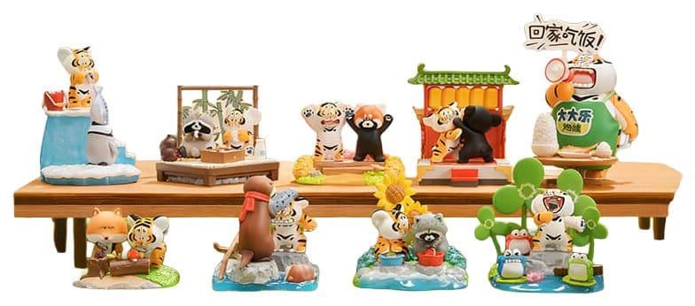 Alexander The Fat Tiger Blind Box Minifiguren Little Tiger and his companions Display (8) Image 1