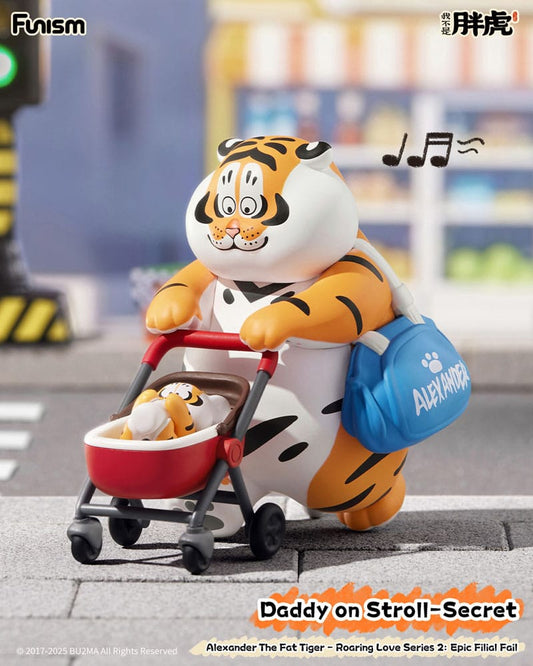 Alexander The Fat Tiger Blind Box Minifiguren Roaring Love Series 2: Epic Filial Fabil 7 cm Display (8) Image 2