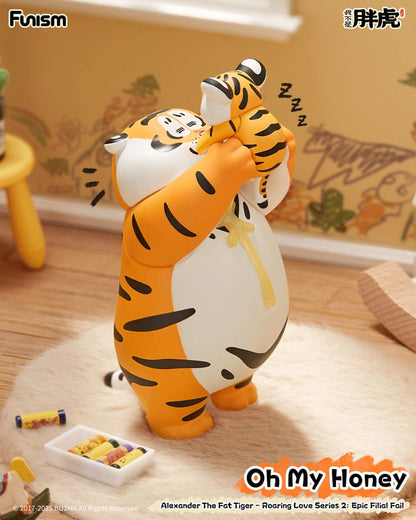 Alexander The Fat Tiger Blind Box Minifiguren Roaring Love Series 2: Epic Filial Fabil 7 cm Display (8) Image 8