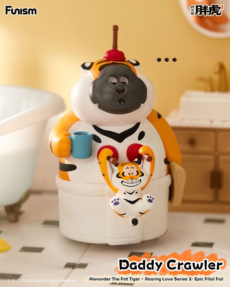 Alexander The Fat Tiger Blind Box Minifiguren Roaring Love Series 2: Epic Filial Fabil 7 cm Display (8) Image 9