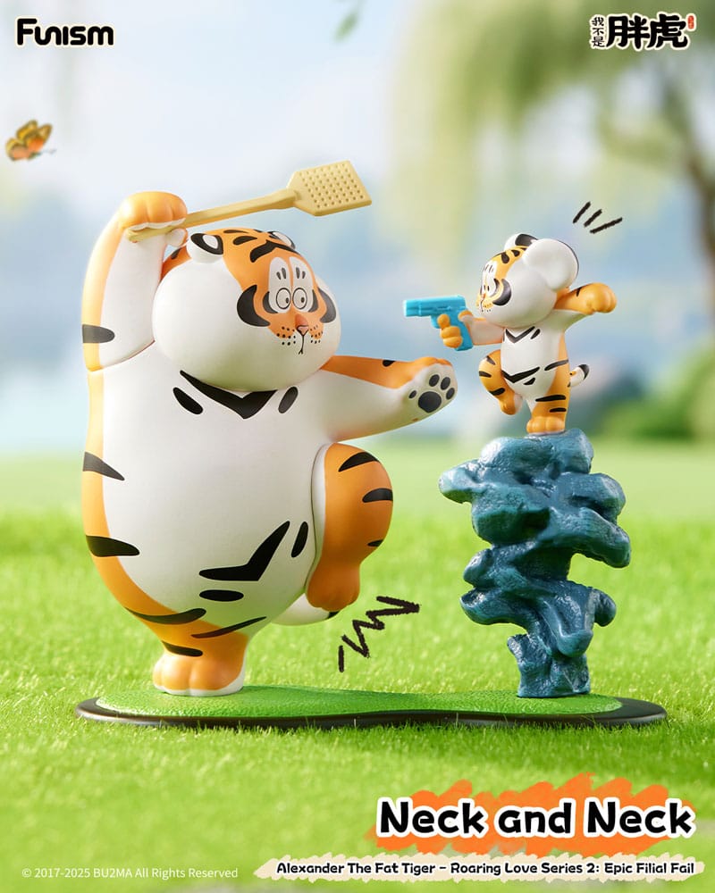 Alexander The Fat Tiger Blind Box Minifiguren Roaring Love Series 2: Epic Filial Fabil 7 cm Display (8) Image 10
