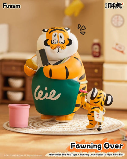 Alexander The Fat Tiger Blind Box Minifiguren Roaring Love Series 2: Epic Filial Fabil 7 cm Display (8) Image 11