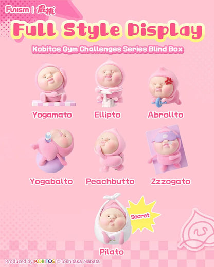 Kobitos Blind Box Minifiguren Gym Challenges Series 8 cm Display (6) Image 11