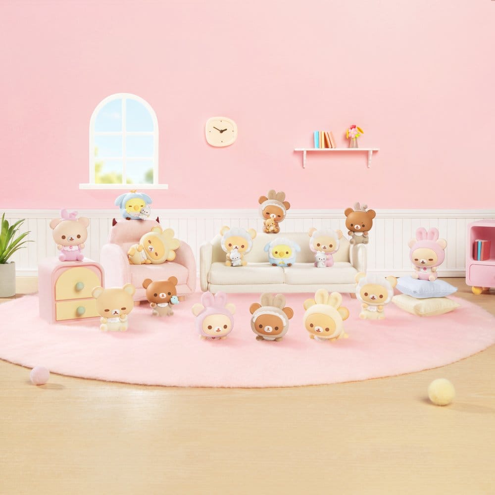 Rilakkuma Nuonuo Baby Series Blind Box Minifiguren Cubby Face Display (4) Image 1