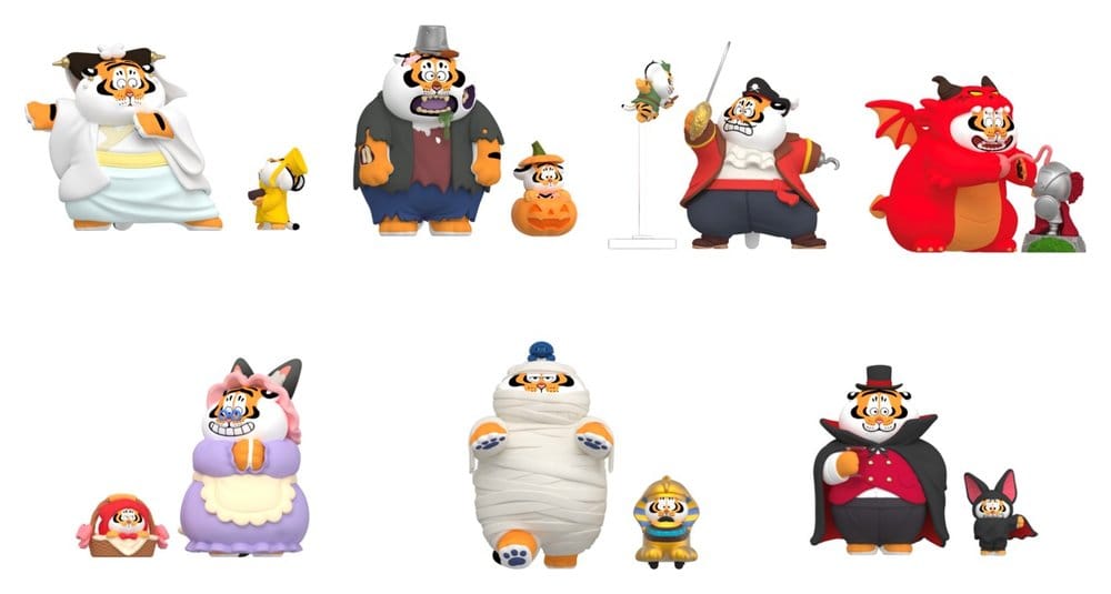 Alexander The Fat Tiger Blind Box Minifiguren The Spooky Masquerade Display (6) Image